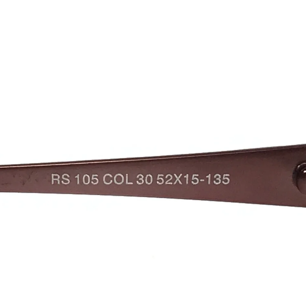 Roberto Steffani RS 105 COL 30 Eyeglasses Frames Clear Brown Cat Eye 52-15-135